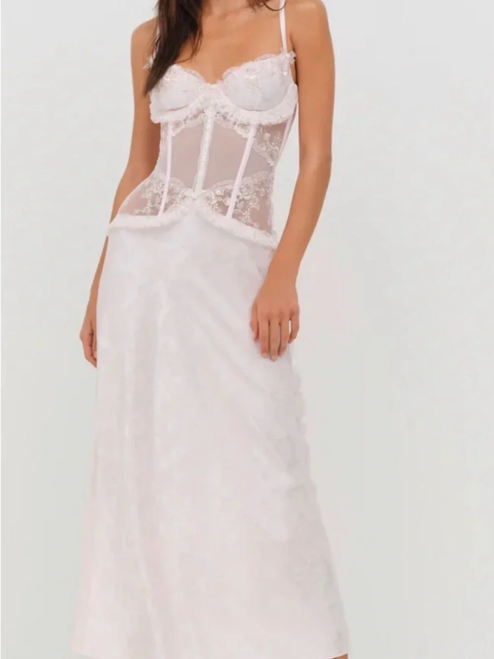 FOR LOVE & LEMONS Maribel Maxi Slip Dress - Picture 1 of 5